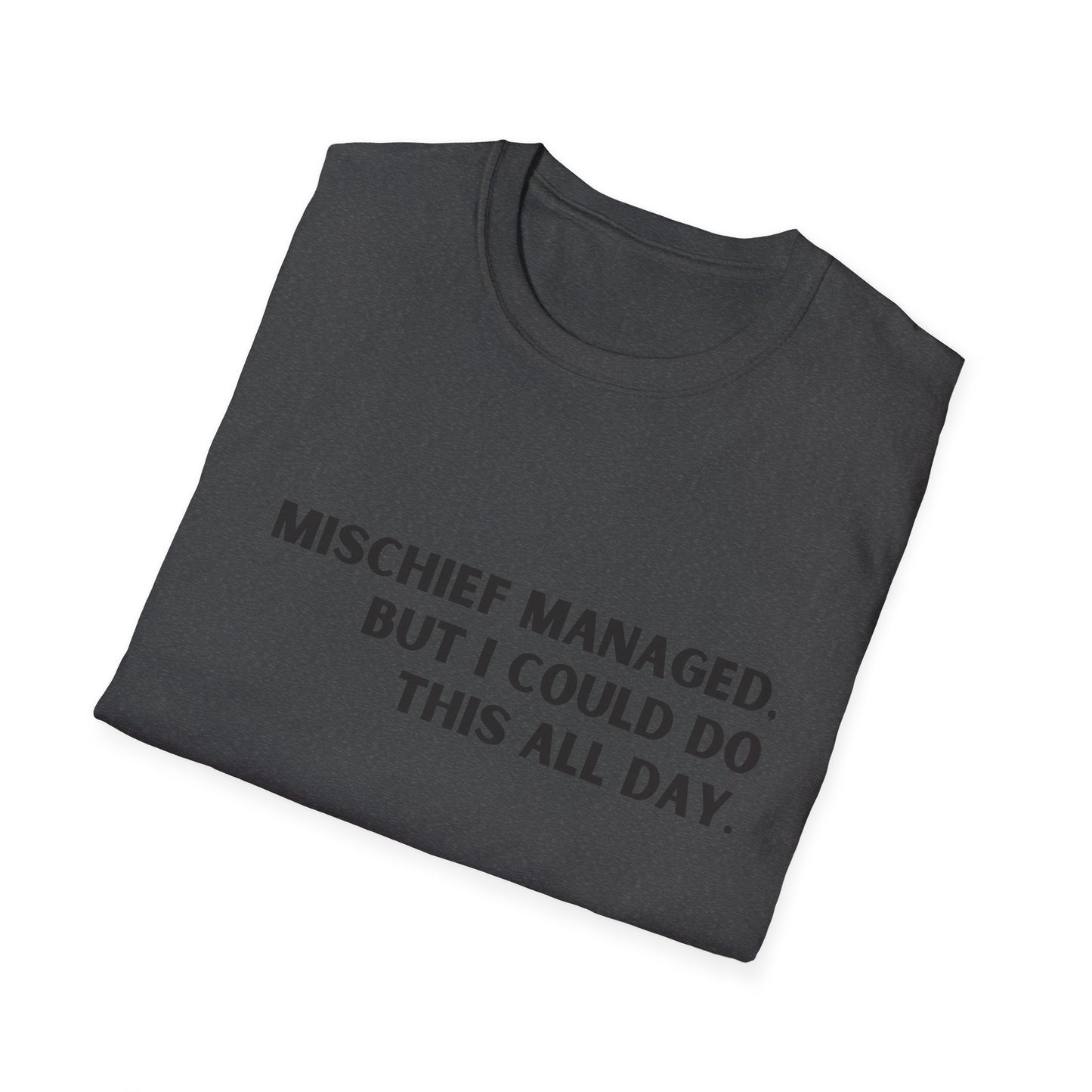Movie Quote Mashup Tee - "Mischief Managed But I Can do this All Day"