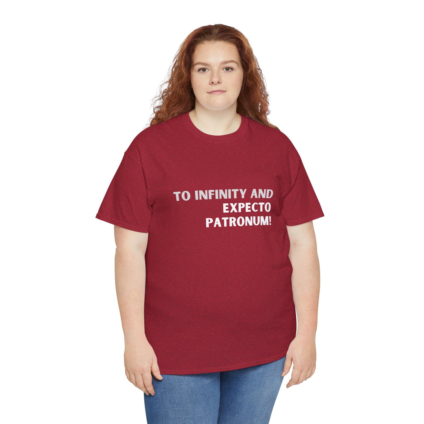 Movie Quote Mash Up Tee - "To Infinity and Expecto Patronum"