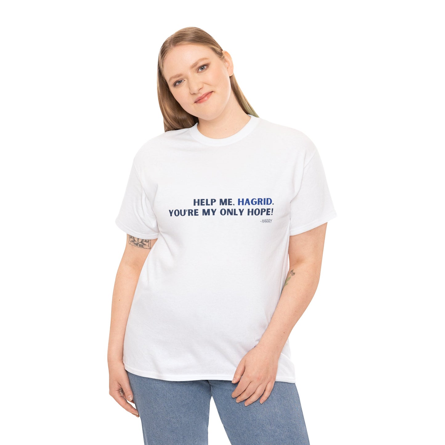 Movie Quote Mash Up Tee- "Help Me Hagrid..."