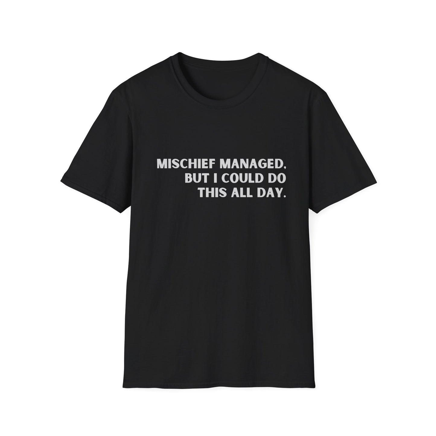 Movie Quote Mashup Tee - "Mischief Managed But I Can do this All Day"
