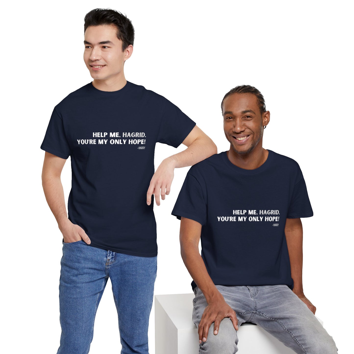 Movie Quote Mash Up Tee- "Help Me Hagrid..."